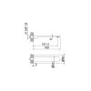 Vema Ayas Steel wylewka wannowa 18,2 cm inox V28055